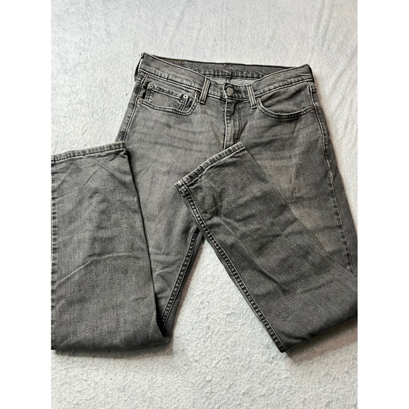 Levi Strauss 514 Mens Gray Straight Fit Jeans W31 L32 Waterless Denim - Picture 2 of 6